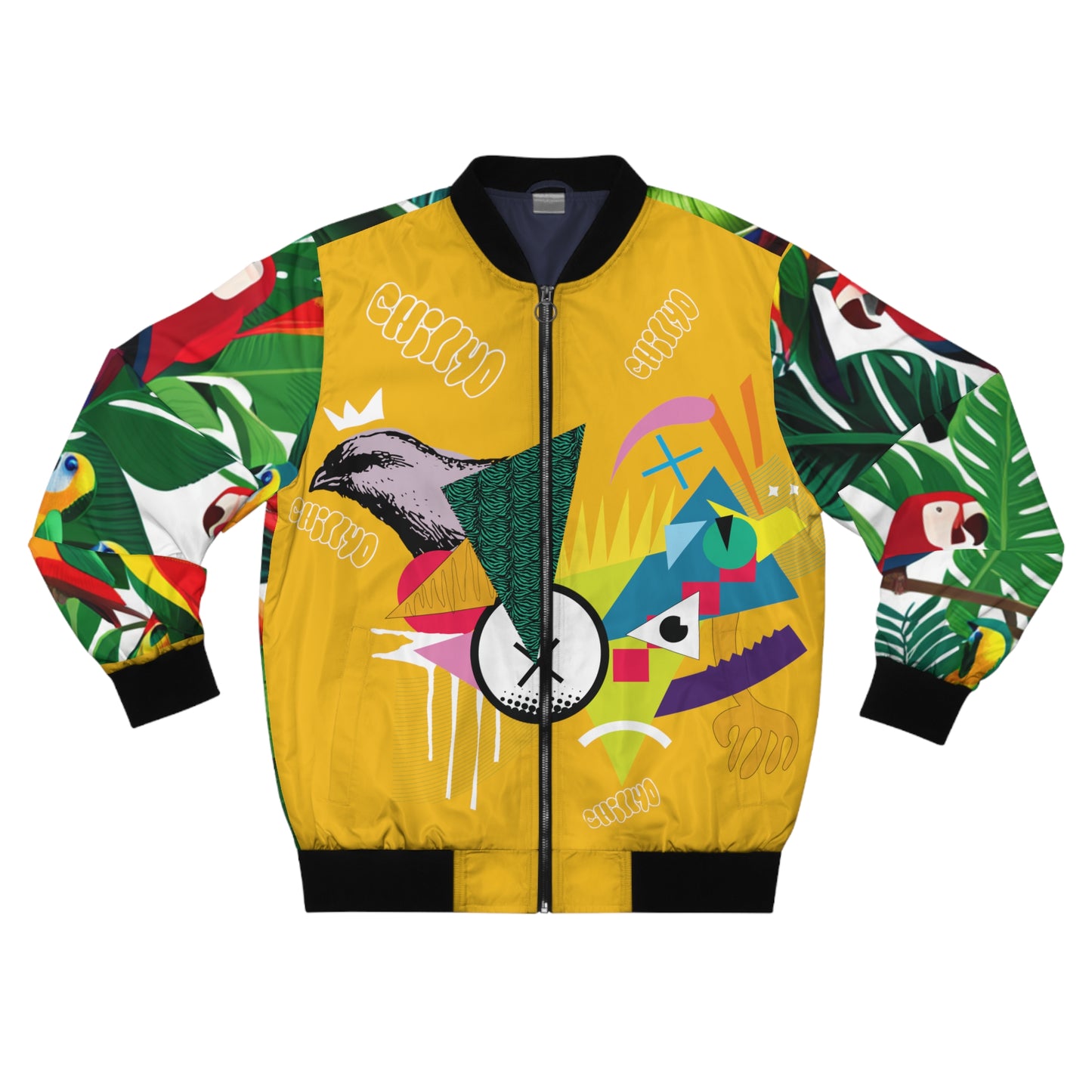 KYEOP Yellow Men's Bomber Jacket