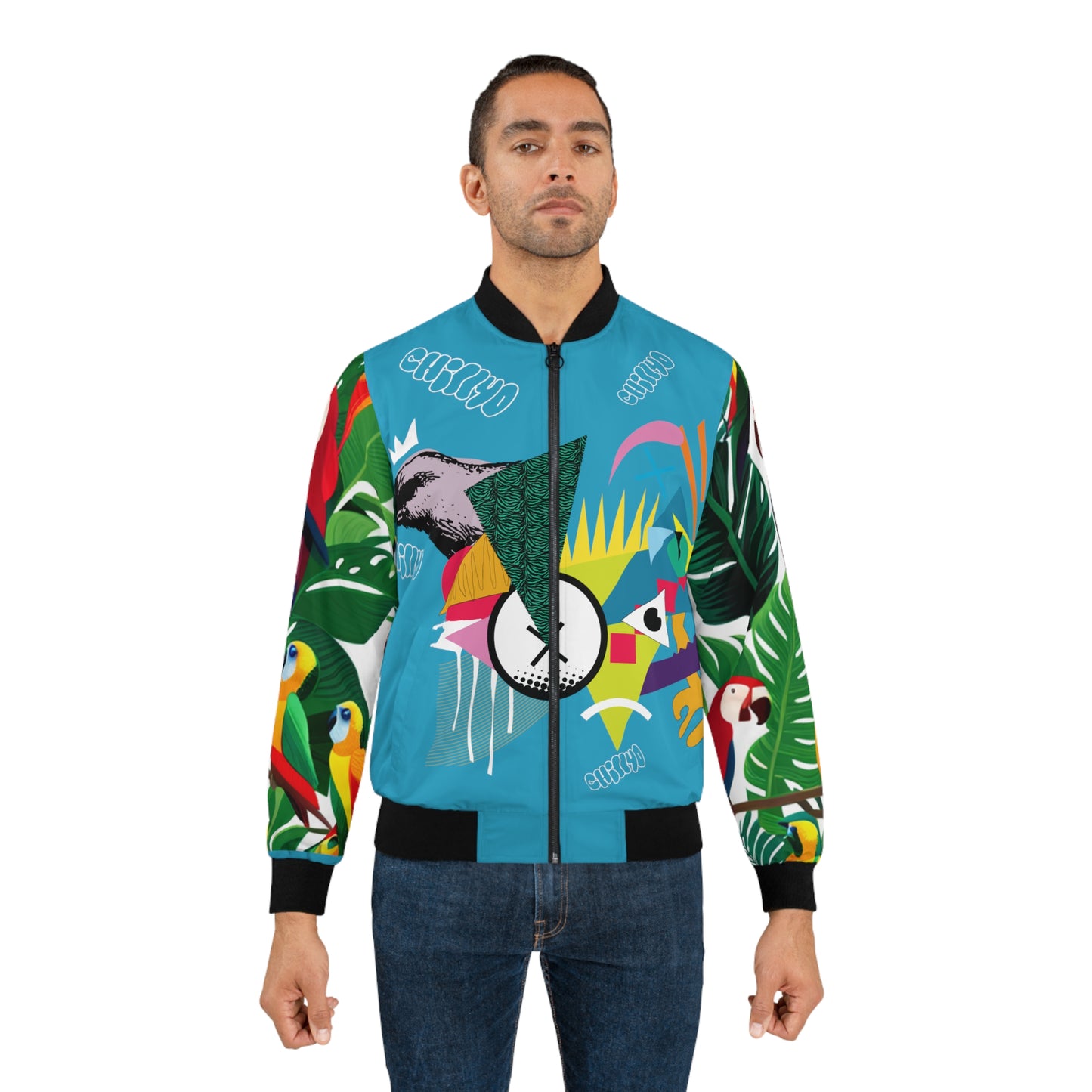 KYEOP Turquoise Bomber Jacket