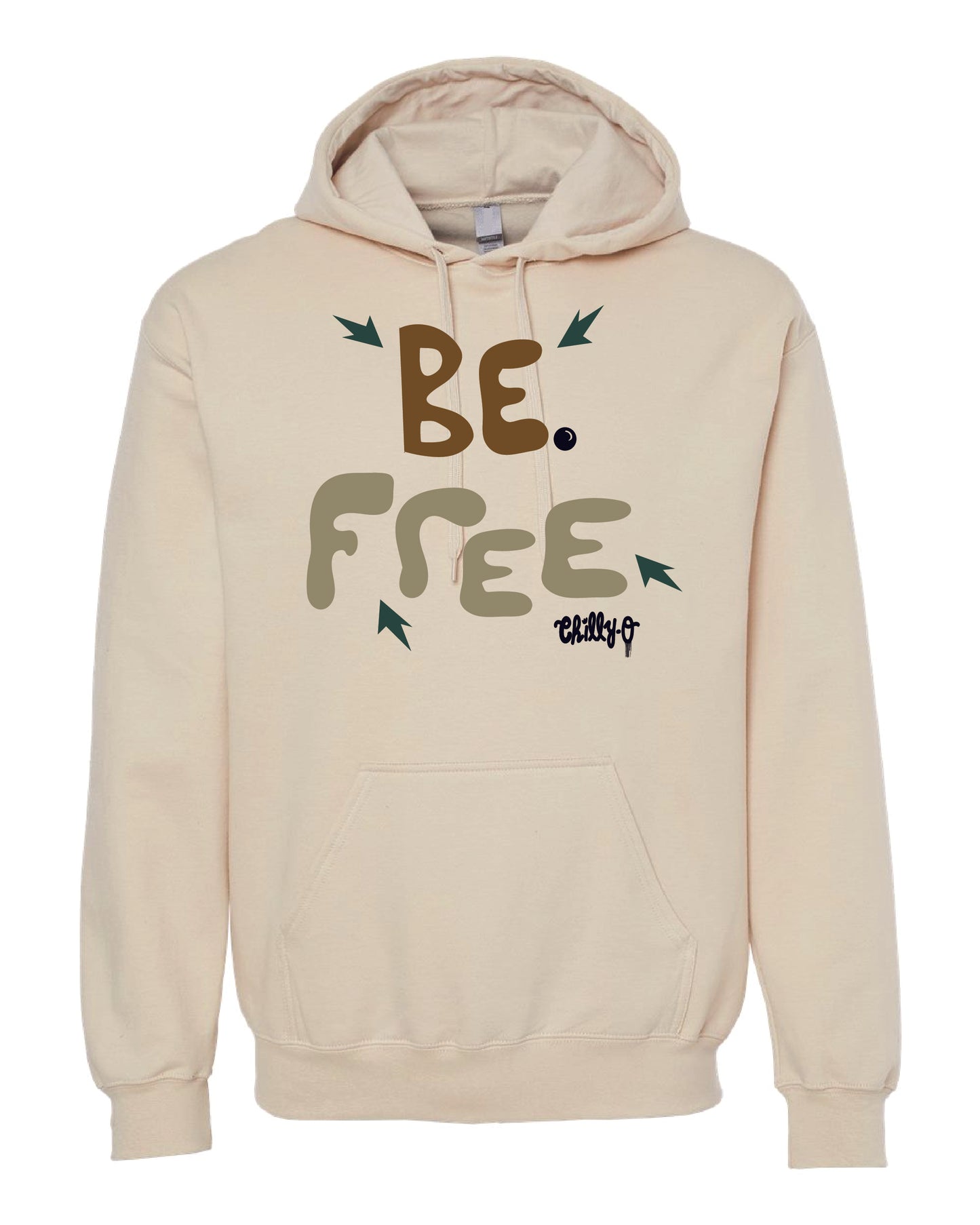 Be Free Hoodie Cream