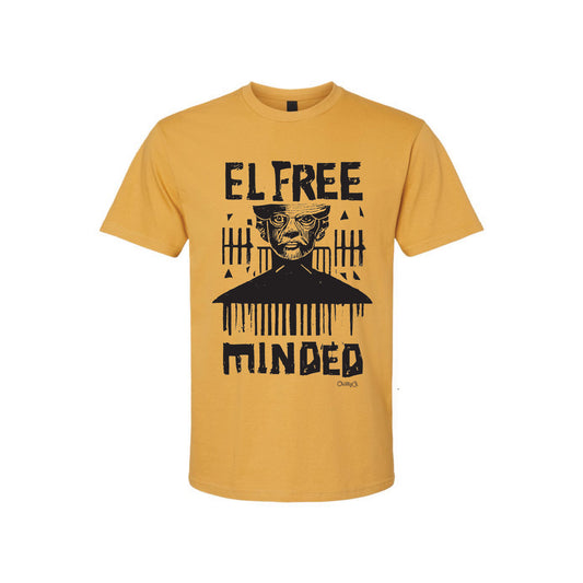 The Free Minded Tee - Mustard