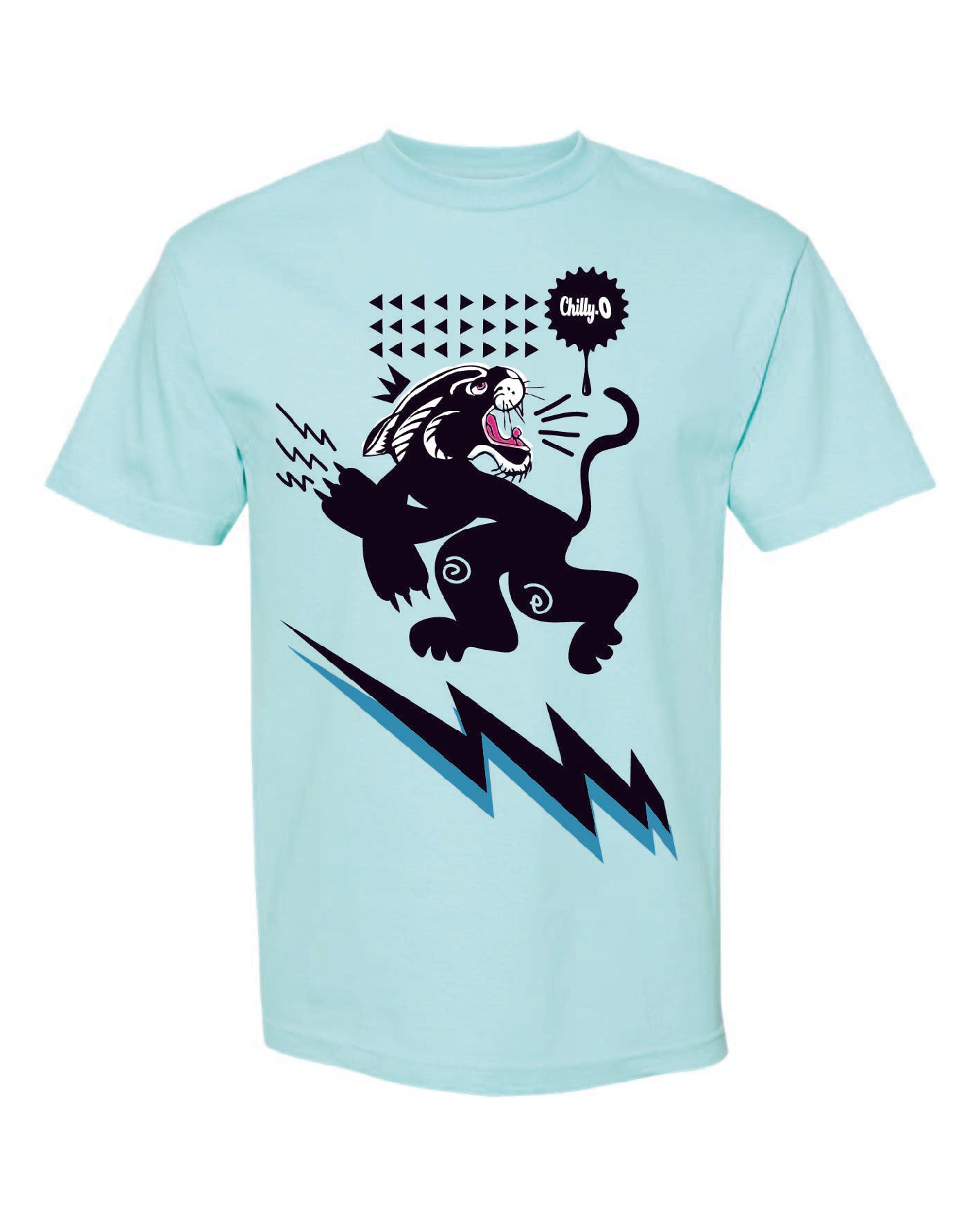 Wild Cat Tee Blue