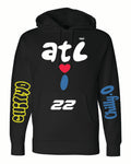 Atl Luv I 22 Year Annivesary Hoodie Black