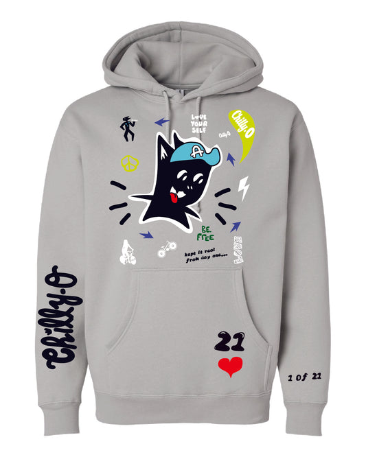Chilly-O Anniversary Space Kat Shawty 21 Hoodie