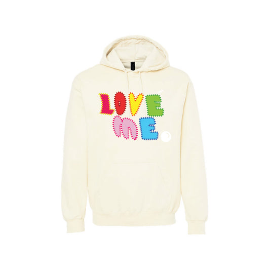 Love Me Hoodie Cream