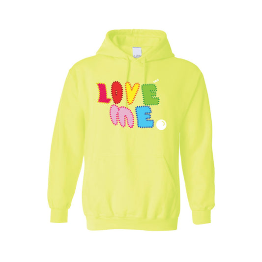 Love Me Hoodie Neon Yellow