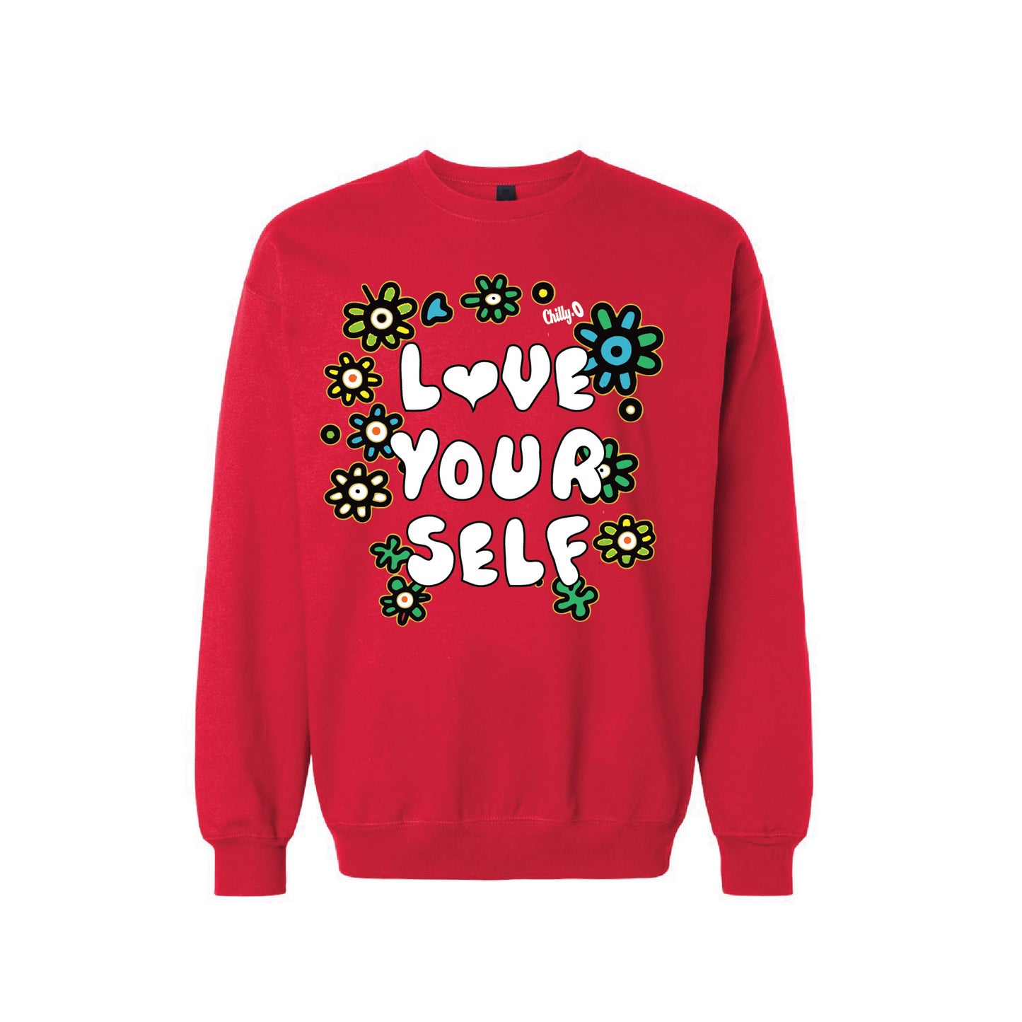 Love Yourself Floral Sweatshirt