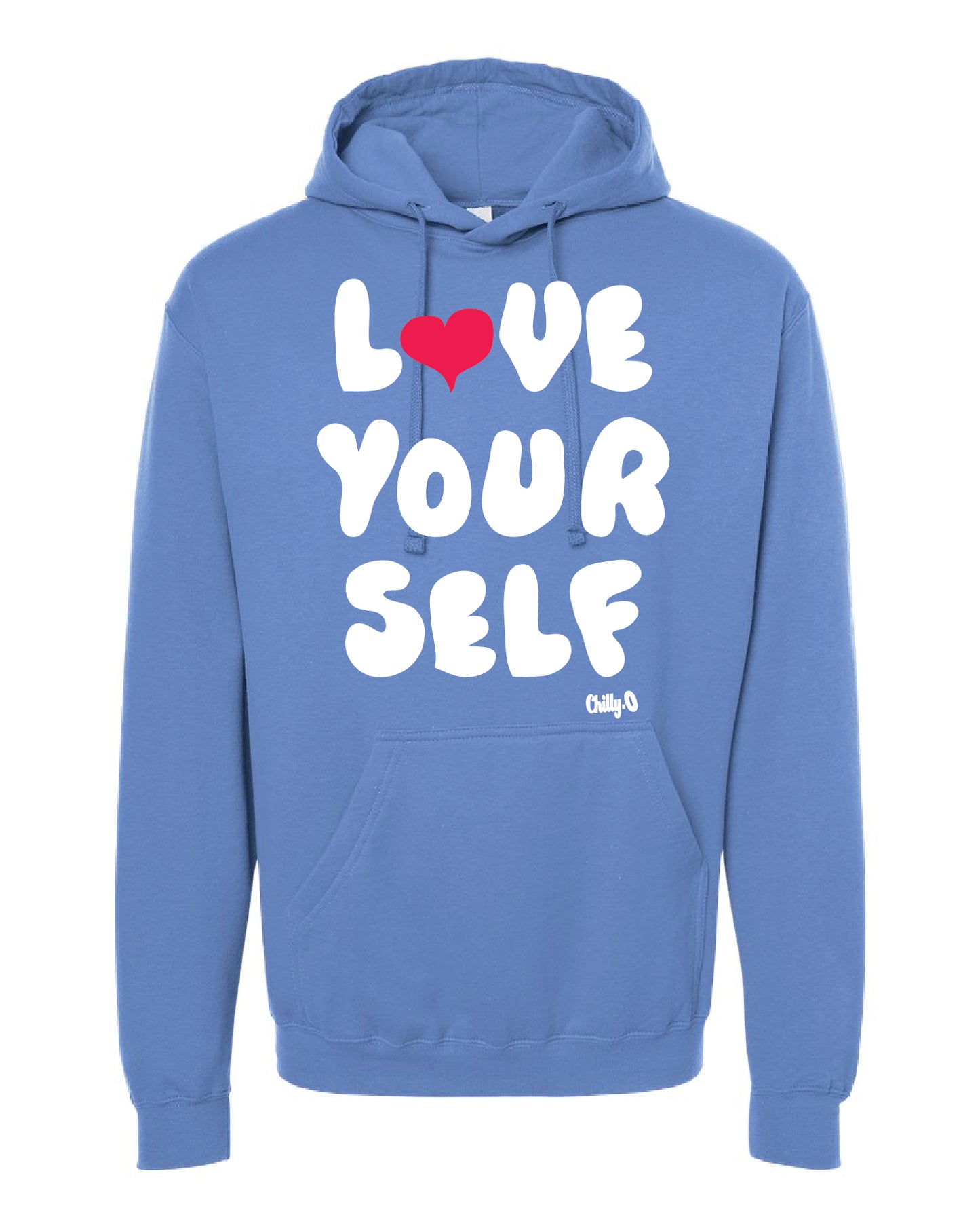 Love Yourself Hoodie Blue