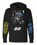 Space Kat Shawty 22 Year Annivesary Hoodie Black